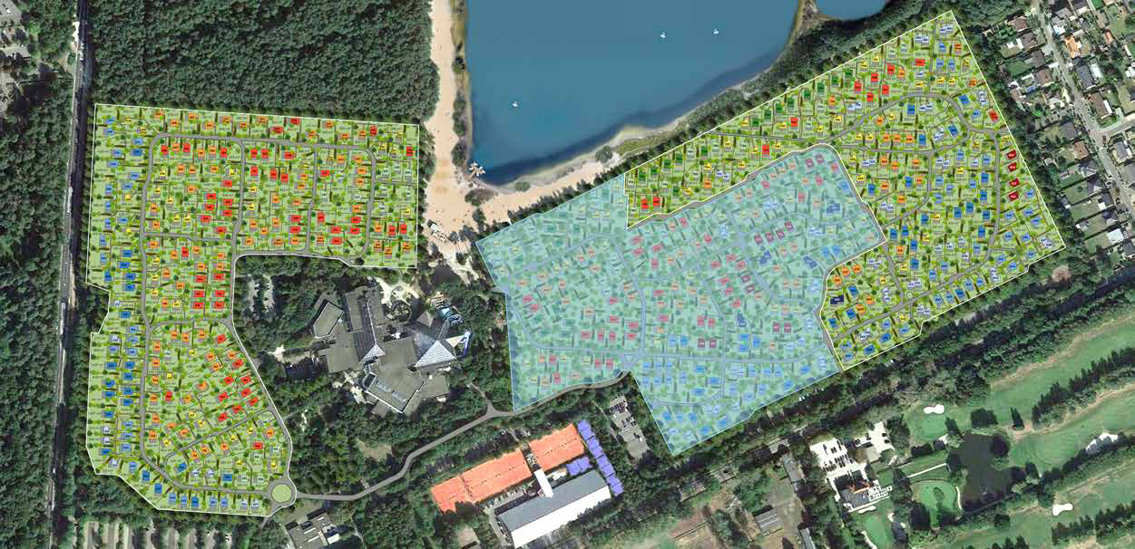 Situatieplan Center Parcs Kempense Meren
